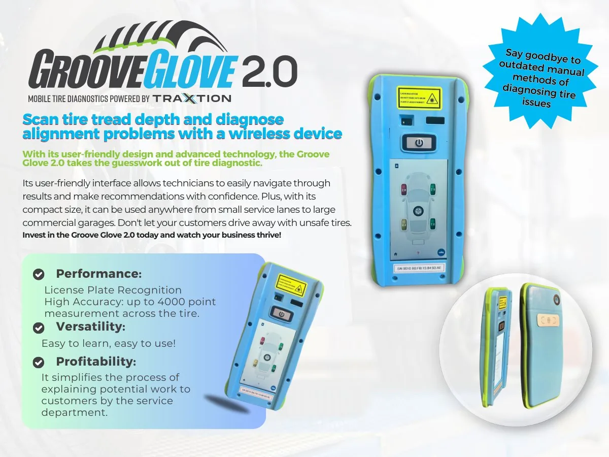 GrooveGlove 2.0: mobile diagnostics product by TraXtion