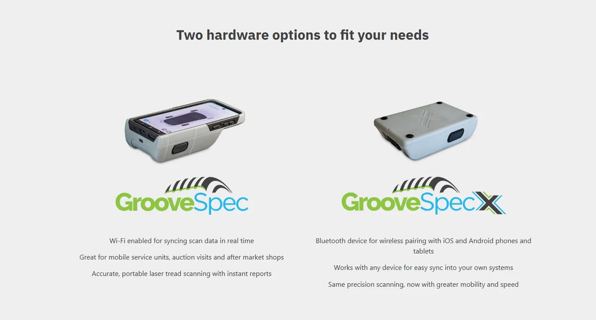 GrooveSpec / GrooveSpecX: laser scanning product by TraXtion